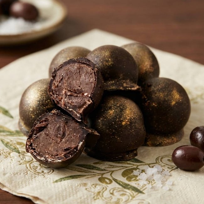 Bombón de aceite oliva premium y toque de flor de sal granel 200 g