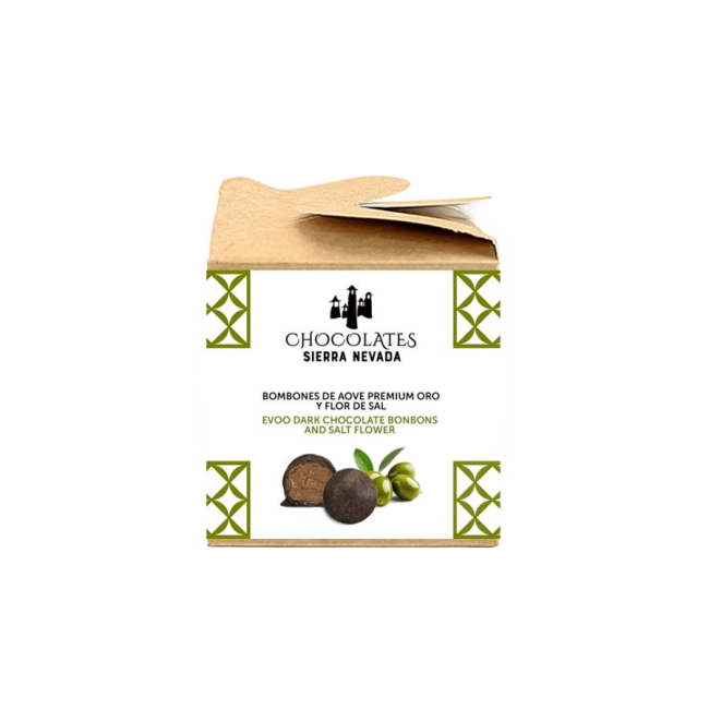 Bombón de aceite oliva premium y toque de flor de sal granel 200 g