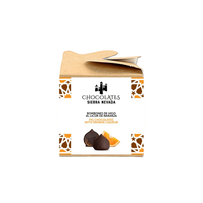 Bombón de higo con chocolate y licor de naranja (granel)