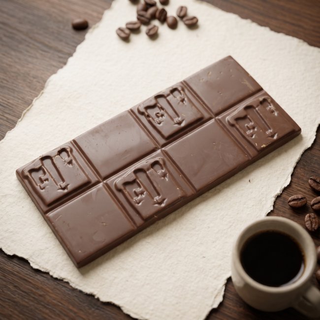 Tableta chocolate con leche y café 100 g