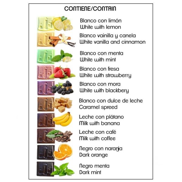 Mini tabletas surtidas gourmet