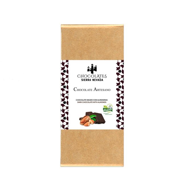 Tableta chocolate negro con avellanas 100grs