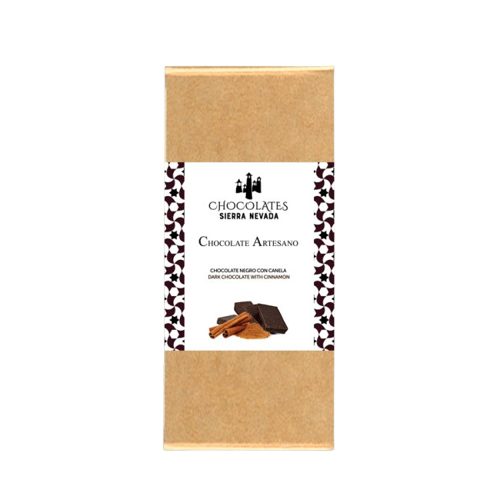 Tableta chocolate negro con canela 100 grs