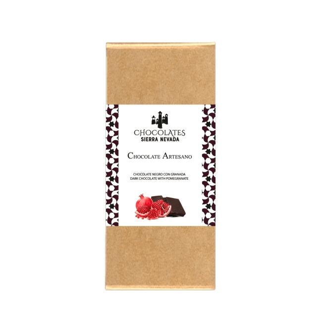 Chocolate negro 70% con granada