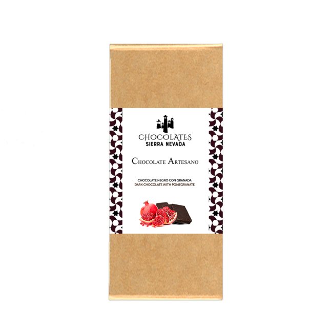 Chocolate negro 70% con granada
