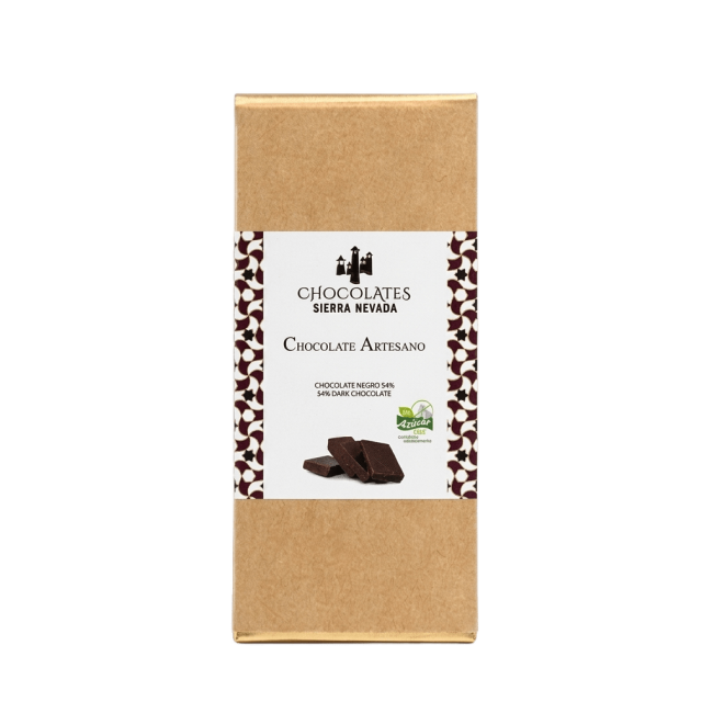 Tableta chocolate negro sin azĂșcar 100 g