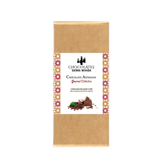 Tableta chocolate con leche y café 100 g
