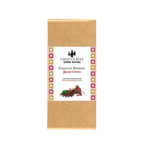 Tableta chocolate con leche y café 100grs